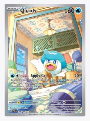 Quaxly (Illustration Rare) SV02: Paldea Evolved # 206/193 - Sweets and Geeks