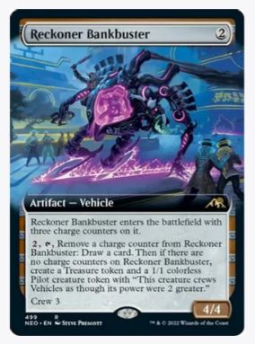 Reckoner Bankbuster (Extended Art) - Kamigawa: Neon Dynasty - #499 - Sweets and Geeks