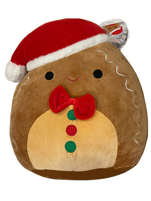 Squishmallow - 16” Jordan Gingerbread Boy - Sweets and Geeks