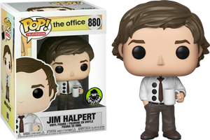 Funko Pop! The Office - Jim Halpert (3-Hole Punch) #880 (Popcultcha) - Sweets and Geeks