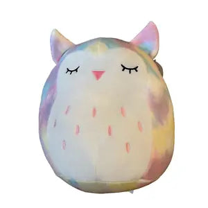 Squishmallow - Lesedi the Pastel Rainbow Owl 8" - Sweets and Geeks