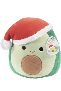 Squishmallow - Austin the Avocado with Santa Hat 12" - Sweets and Geeks