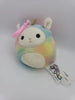 Squishmallow - Lucinda the Rainbow Llamacorn Clip-on 3.5" - Sweets and Geeks