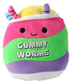 Squishmallow - Silver the Gummy Worm (Junk Food Squad) 7.5" - Sweets and Geeks