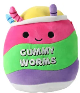 Squishmallow - Silver the Gummy Worm (Junk Food Squad) 7.5" - Sweets and Geeks