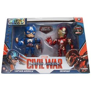 Metals Die Cast - Captain America Civil War: Captain America And IronMan #M51 - Sweets and Geeks