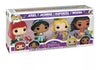 Funko Pop! Disney Princess - Ariel/Jasmine/Rapunzel/Moana (4 Pack) (Glows In The Dark)