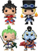 Funko Pop! Animation: One Piece - Luffytaro/Sabo/Roronoa Zoro/Jinbe (4 Pack)