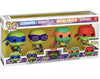 Funko Pop! Movies: Teenage Mutant Ninja Turtles Mutant Mayhem - Leandardo/Donatello/Michelangelo/Raphael (4 Pack) (Amazon Exclusive) (GITD)