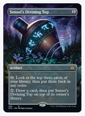 Sensei's Divining Top (Borderless) - Double Masters 2022 - # 398 - Sweets and Geeks