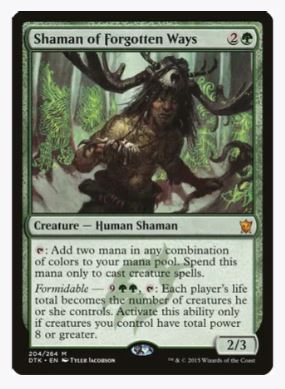 Shaman of Forgotten Ways - Dragons of Tarkir - #204/264 - Sweets and Geeks