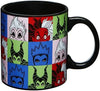 Disney Villains Peeking Faces Grid 20oz Ceramic Mug