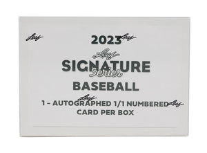 2023 Leaf Signature Series Baseball Hobby Box - Sweets and Geeks