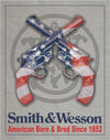 Smith & Wesson - American Born Tin Sign #1465