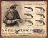 Smith & Wesson - Revolver Manufacturer - Tin Sign #1743