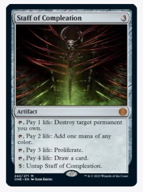 Staff of Compleation - Phyrexia: All Will Be One - #242/271 - Sweets and Geeks