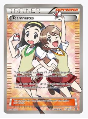 Teammates (160 Full Art) XY - Primal Clash # 160/160 - Sweets and Geeks