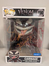 AUTOGRAPH/ARTWORK by Sam De La Rosa w/COA Funko Pop! Venom - Carnage (10-Inch) #890 (COA inside box)