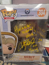 AUTOGRAPHED by Lucie Pohl (JSA #AX48915) Funko Pop Games: Overwatch - Mercy #304