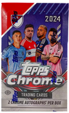 2024 Topps MLS Major League Soccer Chrome Hobby Box