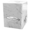 Ultra Pro Satin Cube Marble Deck Box (Black/White)