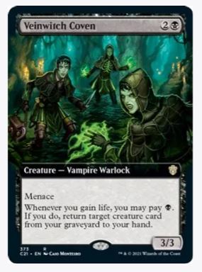 Veinwitch Coven (Extended Art) - Commander 2021 - #373 - Sweets and Geeks