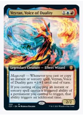 Veyran, Voice of Duality (Extended Art) - Commander 2021 - #330 - Sweets and Geeks