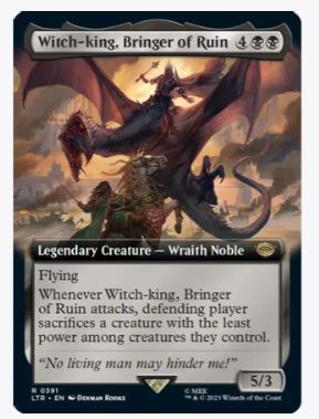 Witch-king, Bringer of Ruin (Extended Art) - Universes Beyond: The Lord of the Rings: Tales of Middle-earth - #0391 - Sweets and Geeks