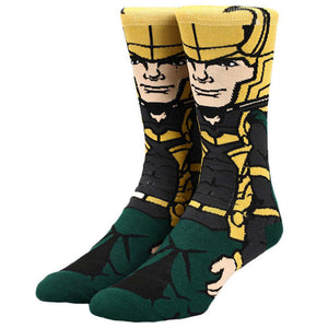 MARVEL LOKI 360 CHARACTER SOCKS - Sweets and Geeks