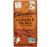 CHOCOLOVE BAR 55% DARK ALMONDS & SEA SALT - Sweets and Geeks