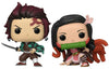 Funko Pop! Animation: Demon Slayer - Tanjiro & Nezuko - Sweets and Geeks