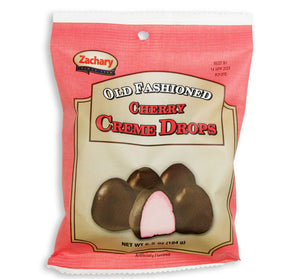 Zachary Old Fashion Cherry Creme Drops 6.5oz - Sweets and Geeks