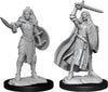 Pathfinder Deep Cuts Unpainted Miniatures: W14 Human Champion Female (April 2021 Preorder) - Sweets and Geeks
