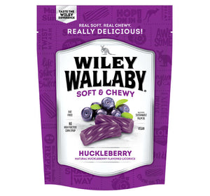 WILEY WALLABY LIQUORICE (LICORICE) STAND UP PEG BAG - Sweets and Geeks