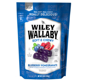 WILEY WALLABY LIQUORICE (LICORICE) STAND UP PEG BAG - Sweets and Geeks