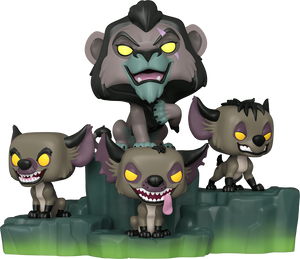 Funko Pop! Disney Villains - Scar with Hyenas #1204 - Sweets and Geeks