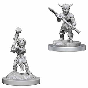 Dungeons & Dragons Nolzur`s Marvelous Unpainted Miniatures: W18 Halfling Barbarians - Sweets and Geeks