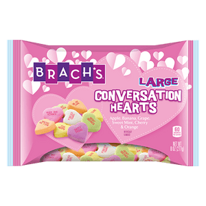 Brach's Large Conversation Hearts 14oz bag - Sweets and Geeks