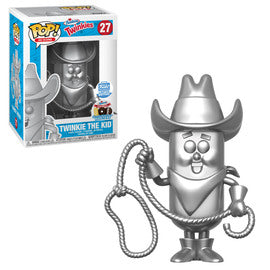 Funko Pop Ad Icons: Hostess - Twinkie The Kid #27 (Silver) - Sweets and Geeks