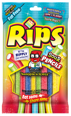 Rip Sour Pencils 2.8 OZ - Sweets and Geeks