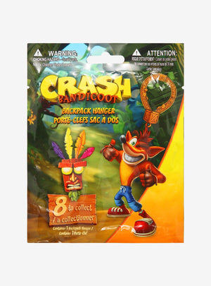 Crash Bandicoot Mystery Bag Keychain - Sweets and Geeks