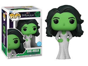 Funko Pop! Marvel: She-Hulk - She-Hulk (Ballgown) (Glitter) #1127 - Sweets and Geeks