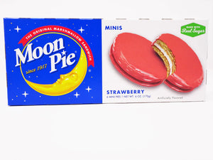 Moon Pie Minis - Strawberry Box of 6 - Sweets and Geeks