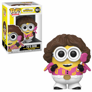 Funko Pop! Movies: Minions - 70’s Bob #901 - Sweets and Geeks