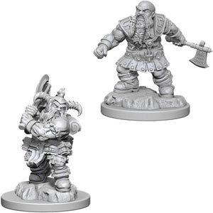 Dungeons & Dragons Nolzur`s Marvelous Unpainted Miniatures: W6 Dwarf Male Barbarian - Sweets and Geeks