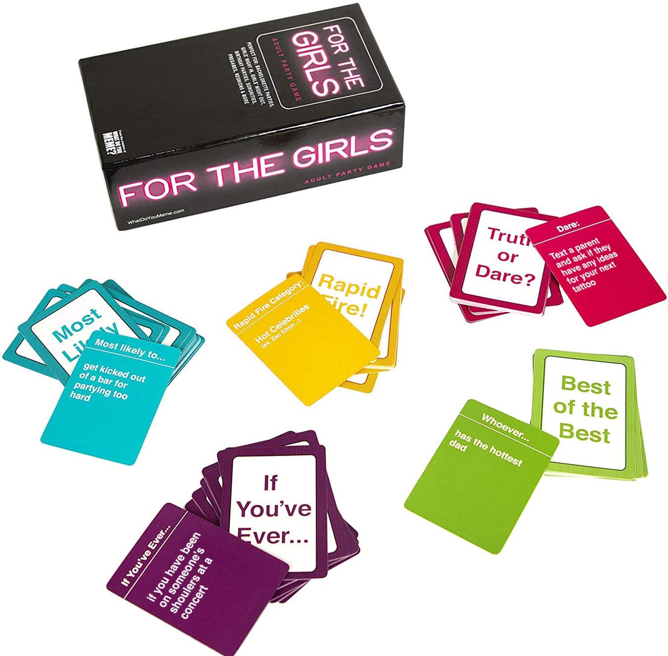  WHAT DO YOU MEME? for The Girls - The Ultimate Girls Night  Party Game : Toys & Games