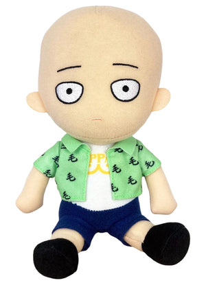 One Punch Man - S2 Saitama "Caped Baldy" Sitting Plush 7" - Sweets and Geeks