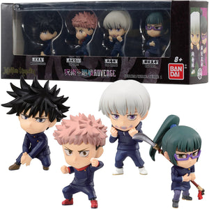 Jujutsu Kaisen Adverge Mini-Figure 4-Pack Box Set #1 - Sweets and Geeks