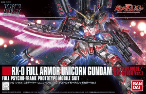 Gundam HGUC 1/144 Full Armor Unicorn Gundam (Destroy Mode) Model Kit - Sweets and Geeks