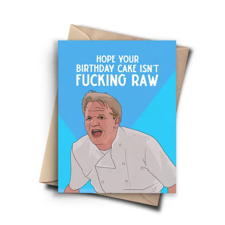 Funny Birthday Card - Gordon Ramsay Pop Culture Card – Sweets and Geeks